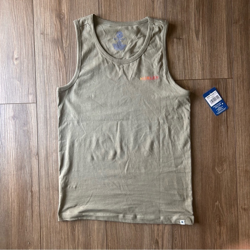Hurley | Graphic Tank in Olive Green (Size Small) - Picture 3 of 9